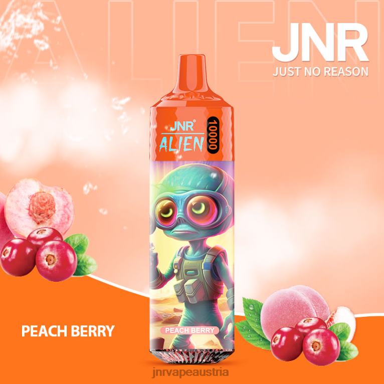 884TT135 jnr Alien Pfirsichbeere - JNR Vape Shop