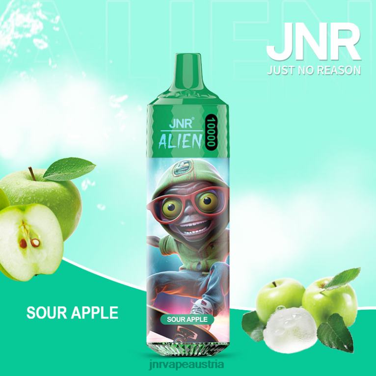 884TT138 jnr Alien saurer Apfel - JNR Vape Pods