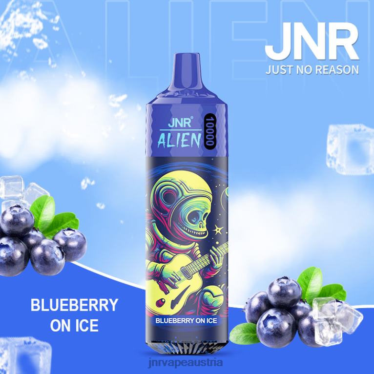 884TT142 jnr Alien Blaubeere auf Eis - JNR Vape Österreich