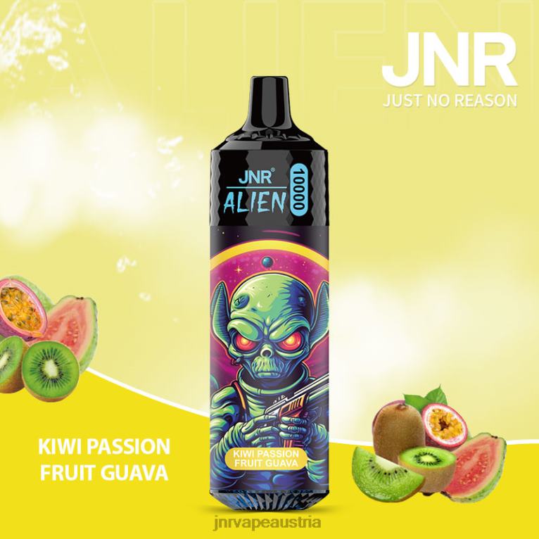 884TT153 jnr Alien Kiwi, Passionsfrucht, Guave - JNR Vape Austria
