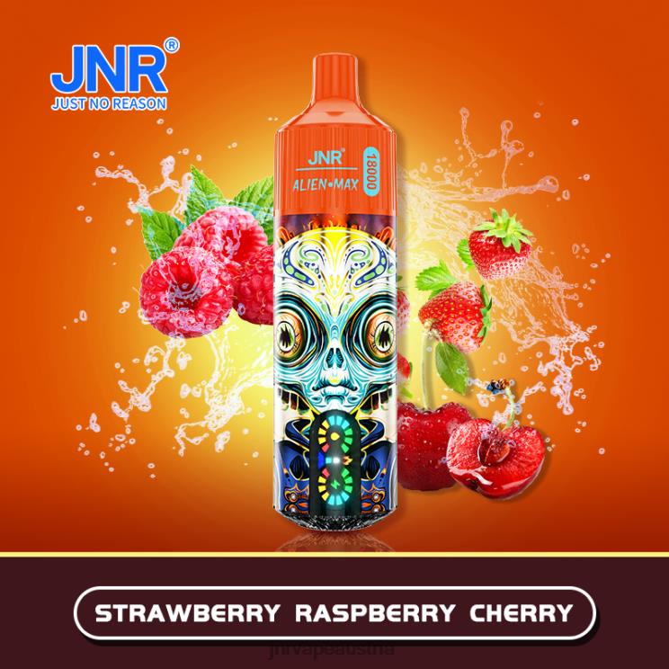 8P8F623 JNR ALIEN max Erdbeer-Himbeer-Kirsche - JNR Vape Austria