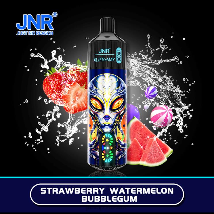 8P8F624 JNR ALIEN max Erdbeer-Wassermelonen-Kaugummi - JNR Vapes Factory