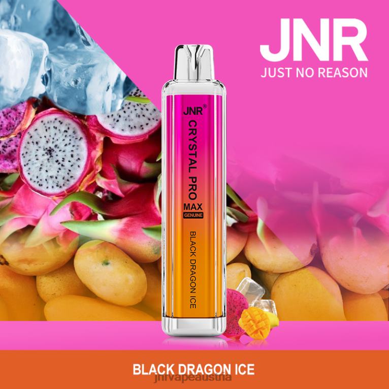 884TT339 JNR Crystal Promax schwarzes Dracheneis - JNR Vape Bestellen