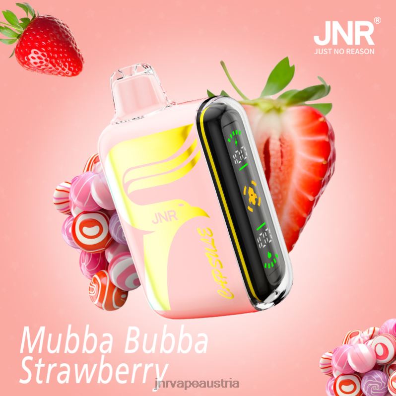 AS62J65 JNR Kapsel Mubba-Bubba-Erdbeere - JNR Vapes Website