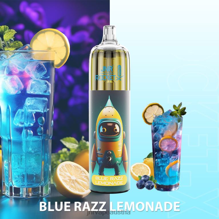884TT122 JNR Rocket-X Blue Razz Limonade - JNR Vape Österreich