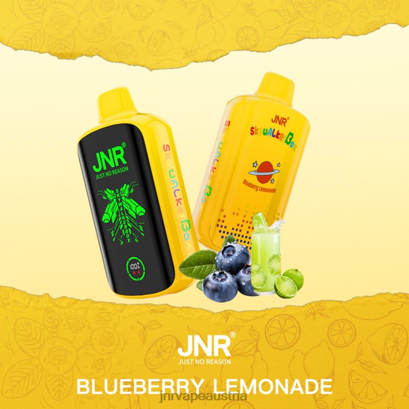 AS62J42 JNR SKYWALKER Kasten Heidelbeer-Limonade - JNR Vape Austria