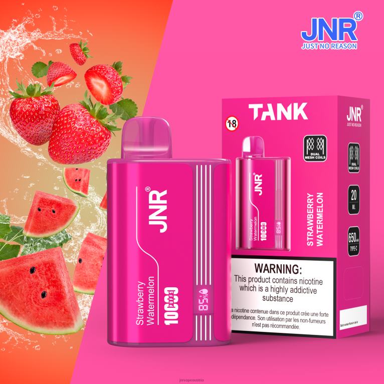 884TT26 JNR-Tank Erdbeerwassermelone - JNR Vapes Website