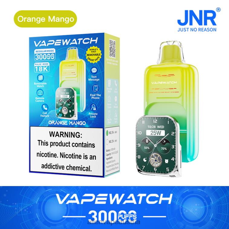 JNR Vape-Uhr 882F62 Orangen-Mango JNR vape Österreich