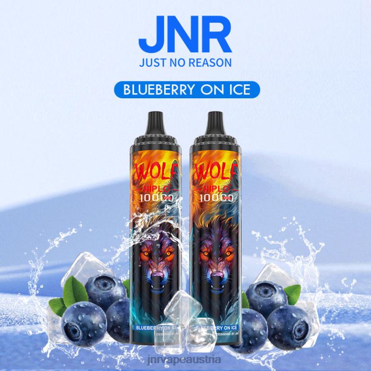 884TT358 jnr wolf niplo Blaubeere auf Eis - JNR Vape Pods