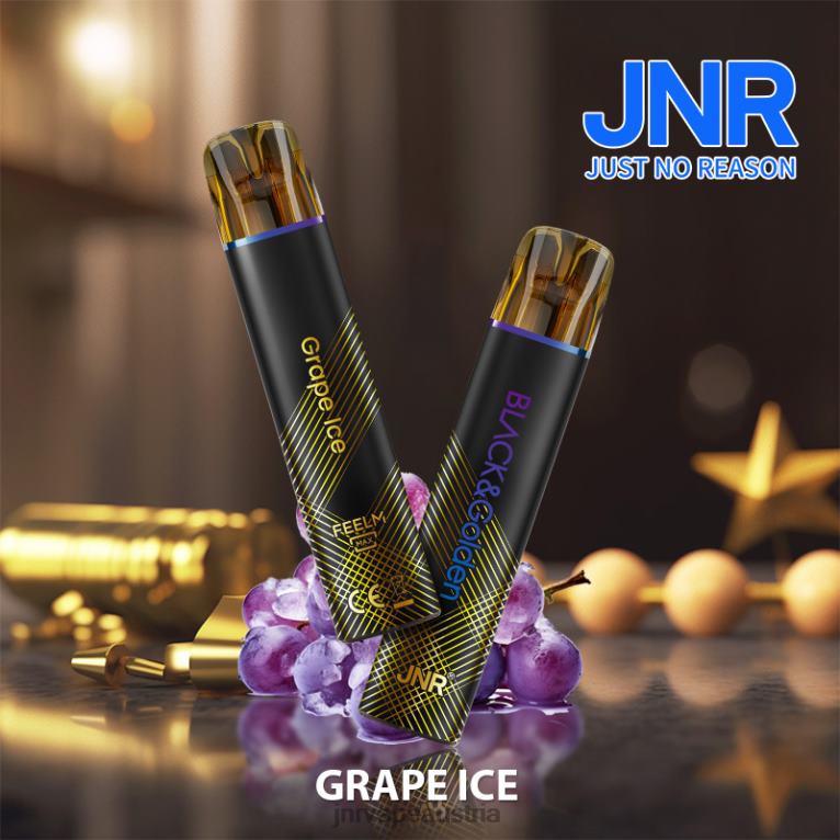 884TT276 Jr. Black & Gloden Traubeneis - JNR Vapes Website