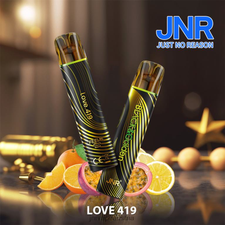 884TT290 Jr. Black & Gloden Liebe 419 - JNR Vape Kaufen