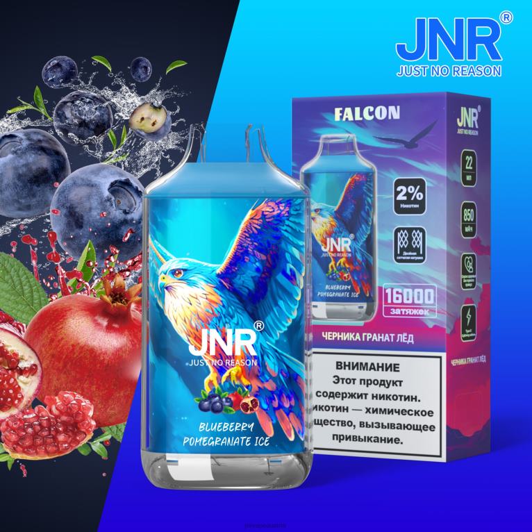 884TT193 Jr. Falke Blaubeer-Granatapfel-Eis - JNR Vape Austria