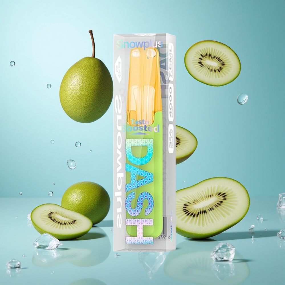 Snowplus Dash 4000 Züge Einweg-Gerät Kiwi-Eis mit 7,5 ml E-Liquid