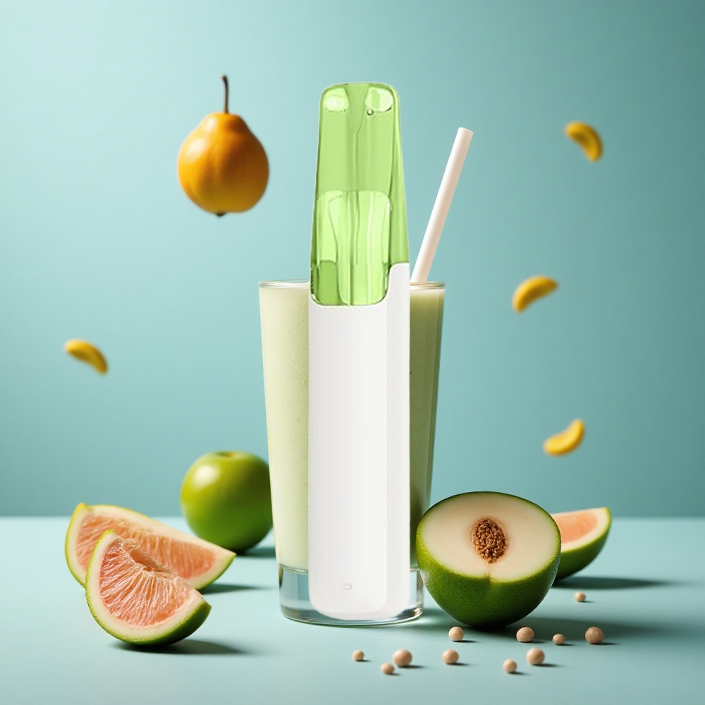 Snowplus Dash 4000 Züge Einweg-Gerät Matcha-Smoothie Keramik-Atomizer