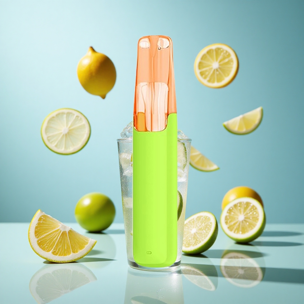 Snowplus Dash 4000 Züge Sprudelnder Eistee mit Zitrone Keramik-Atomizer