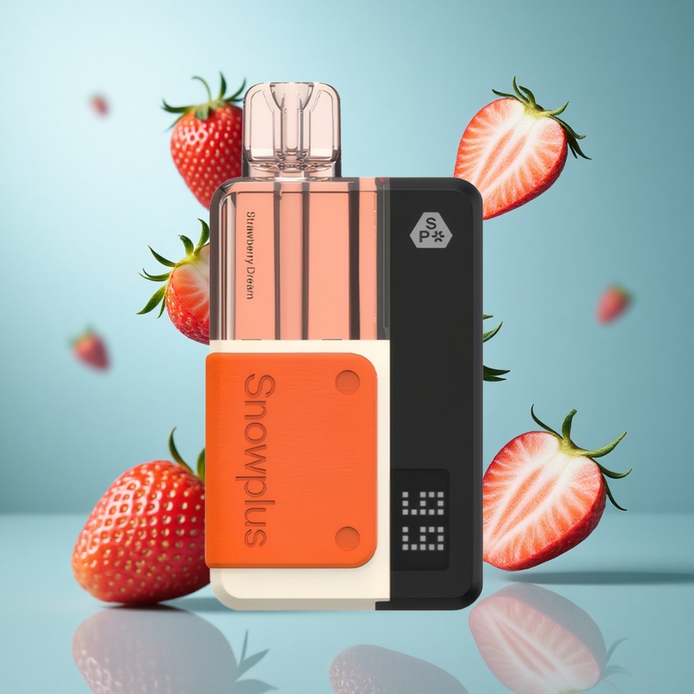 Snowplus Swift 15000 Puffs Pod Kit Erdbeertraum mit wiederverwendbarem Akku und austauschbarem 2+10 ml Nachfüllset