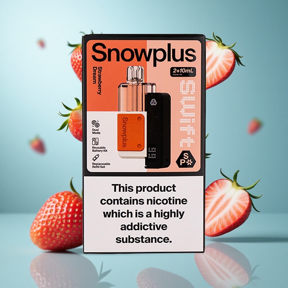 Snowplus Swift 5000 Erdbeertraum Dual-Mesh-Zerstäuber