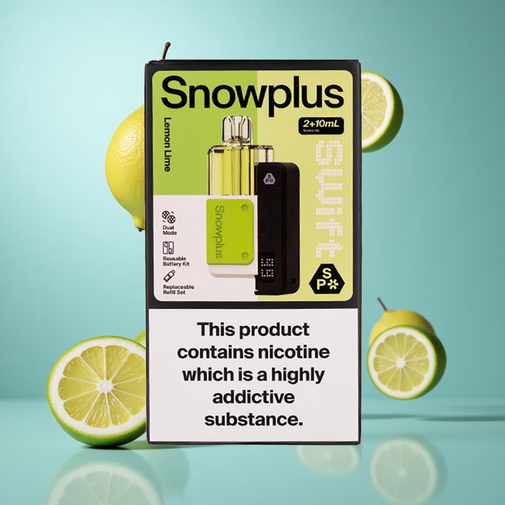 Snowplus Swift 5000 Züge Zitrone-Limette Dual Mesh Verdampfer