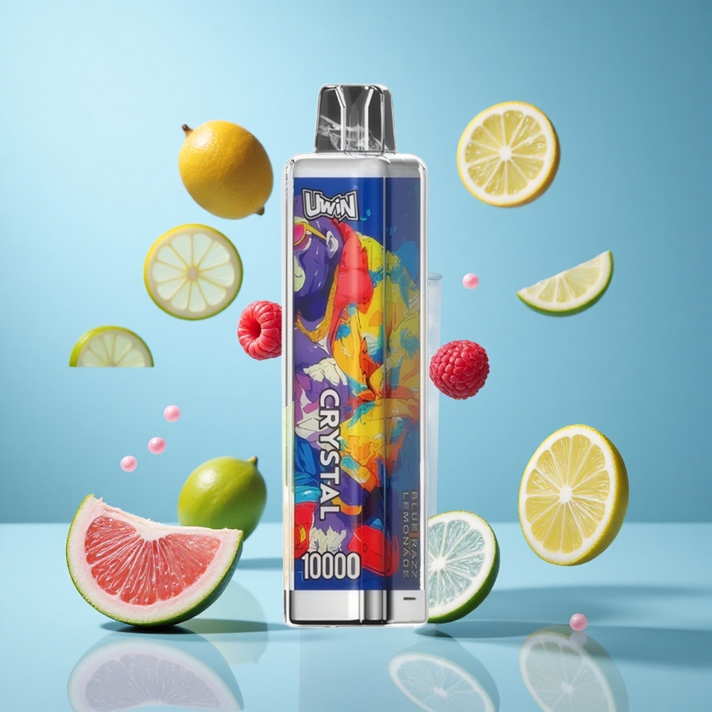 Uwin Crystal 10000 Züge Blaue Himbeerlimonade RGB-Licht