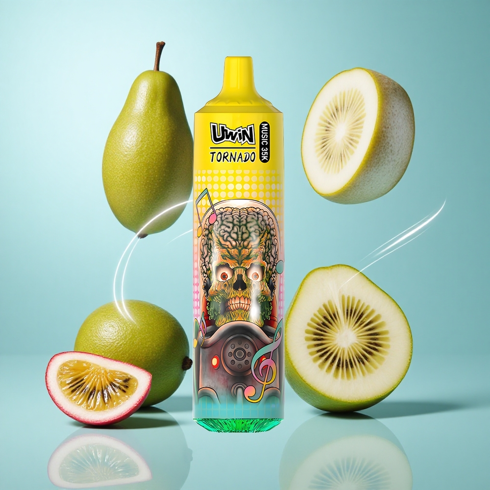 Uwin Tornado 35000 Züge Wegwerf-Vape Kiwi-Maracuja-Guave Typ-C