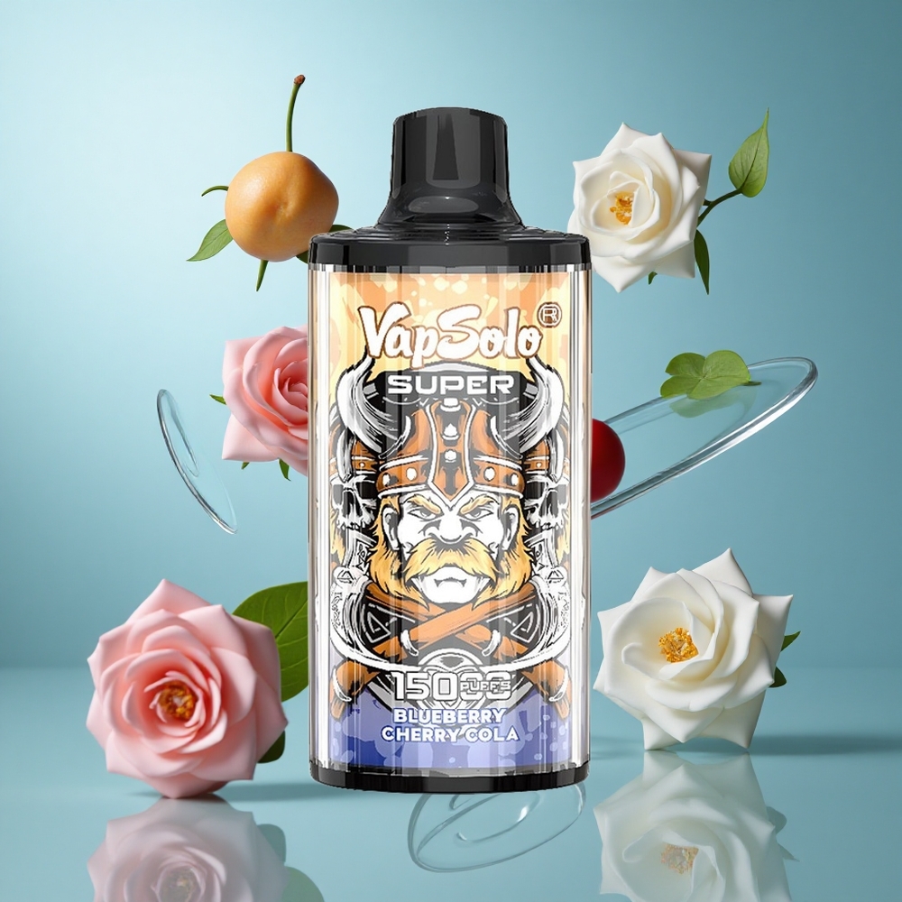 Vapsolo Super 15000 Züge Einweg-Vape Kirsch-Cola 40ml