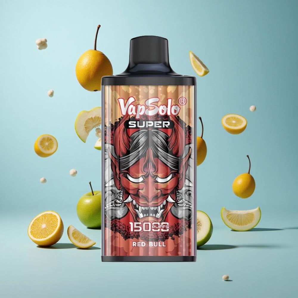 Vapsolo Super 15000 Züge Einweg-Vape Red Bull 40ml E-Liquid