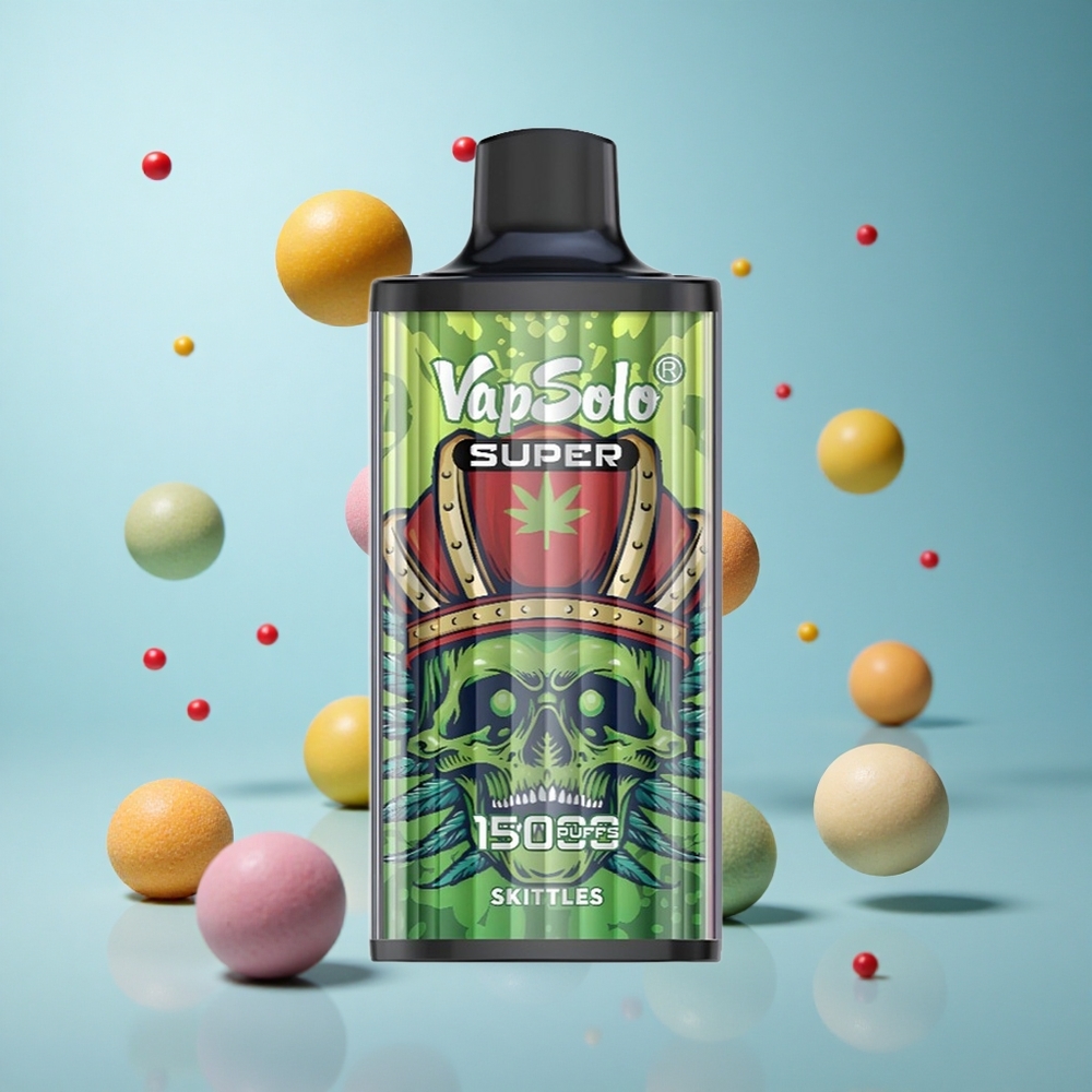 Vapsolo Super 15000 Züge Einweg-Vape Skittles 40ml E-Liquid