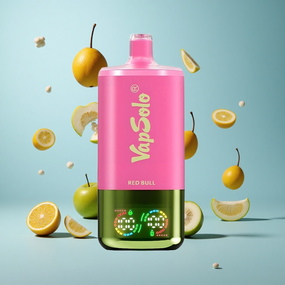 VapSolo Triple 30000 Züge Wegwerf-Vape Red Bull Typ-C