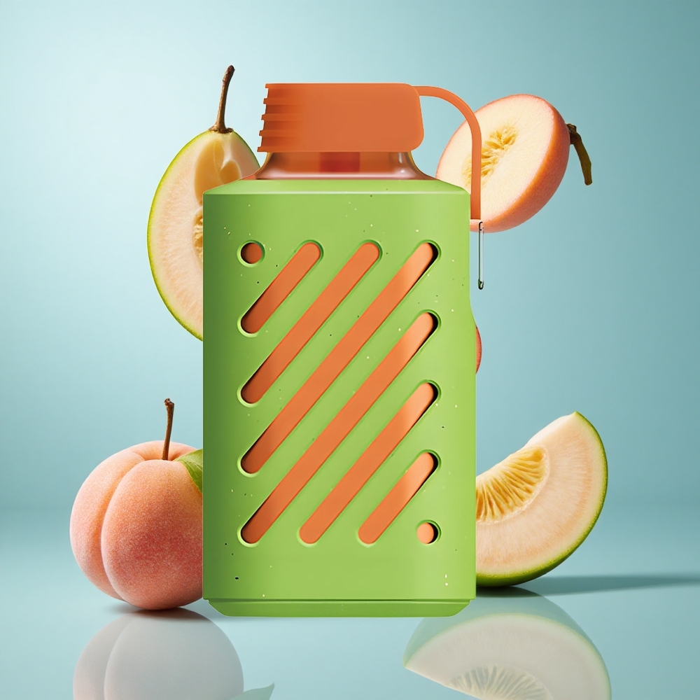 VOZOL GEAR 10000 Einweg-Vape Pfirsich Mango Wassermelone 20 ml E-Liquid Kapazität