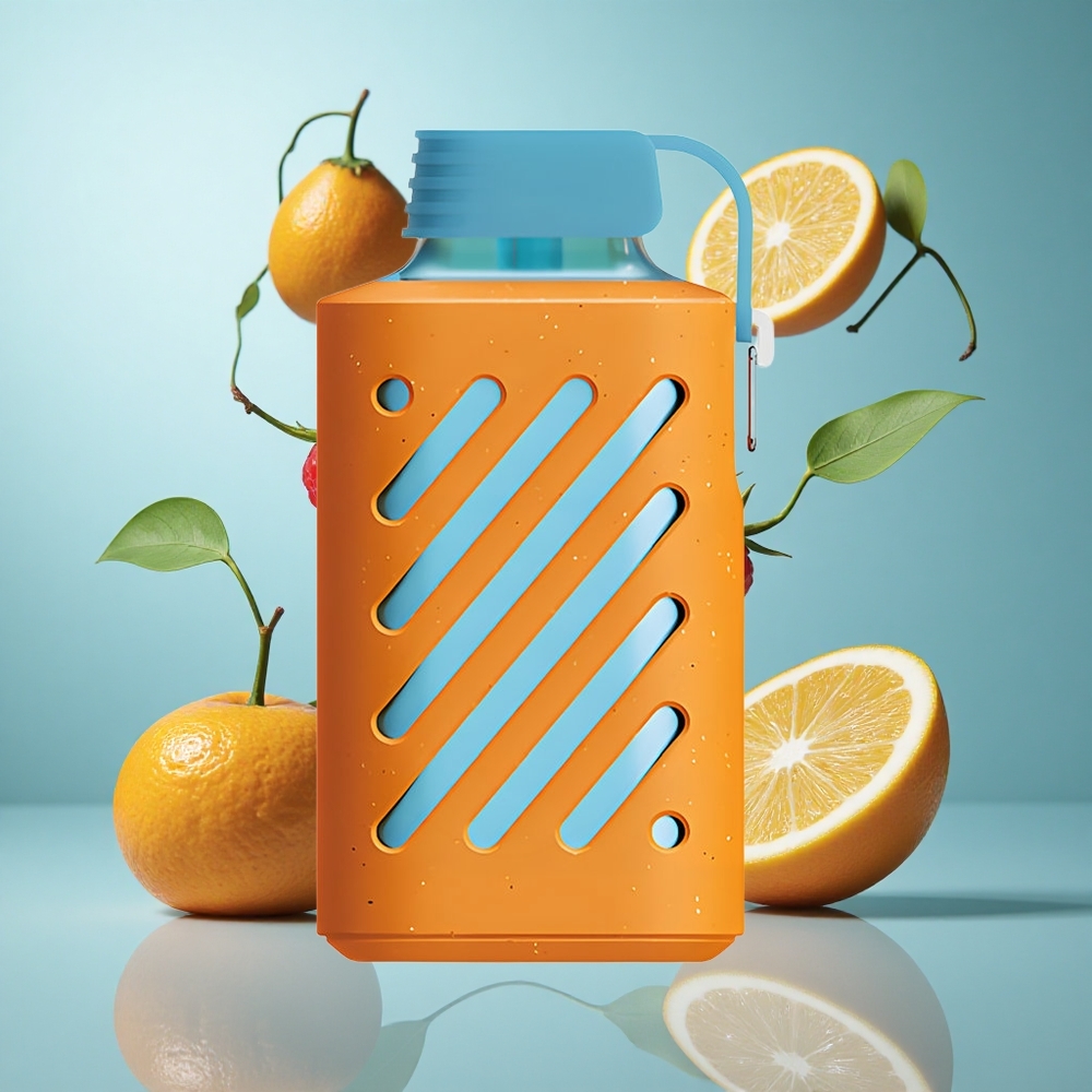 VOZOL GEAR 10000 Himbeere-Tangerine Einweg-Vape mit 20 ml E-Liquid-Kapazität