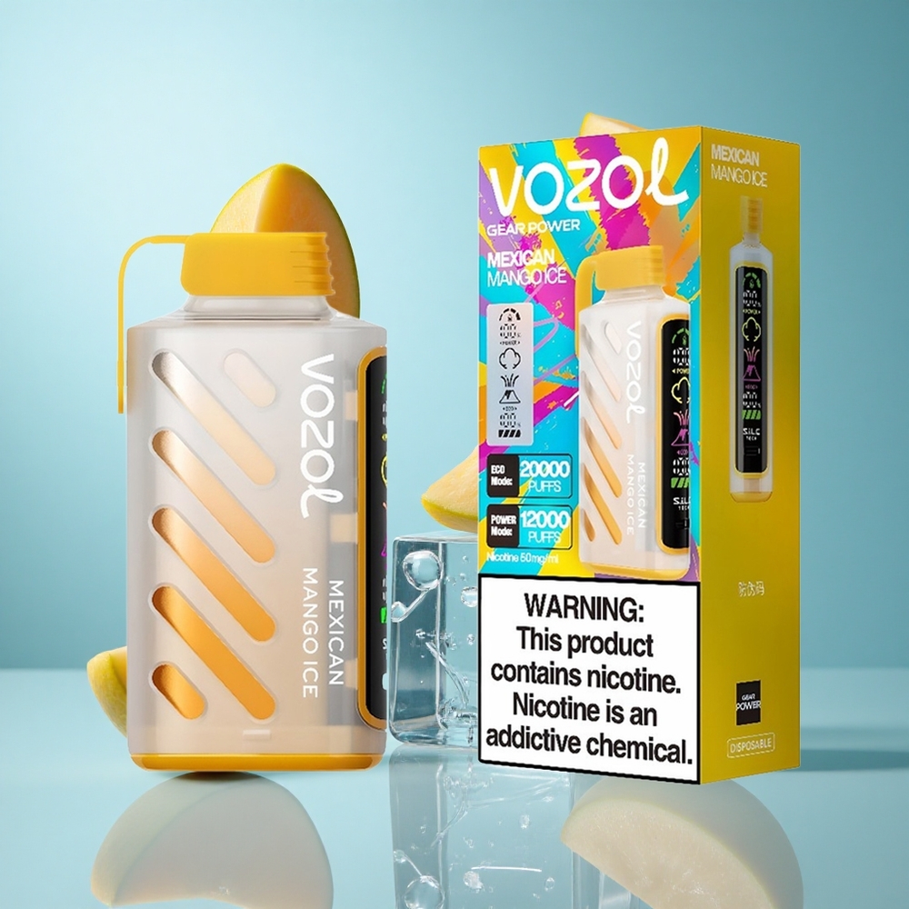 VOZOL Gear Power 20000 Züge Wegwerf-Vape Mexikanisches Mango-Eis