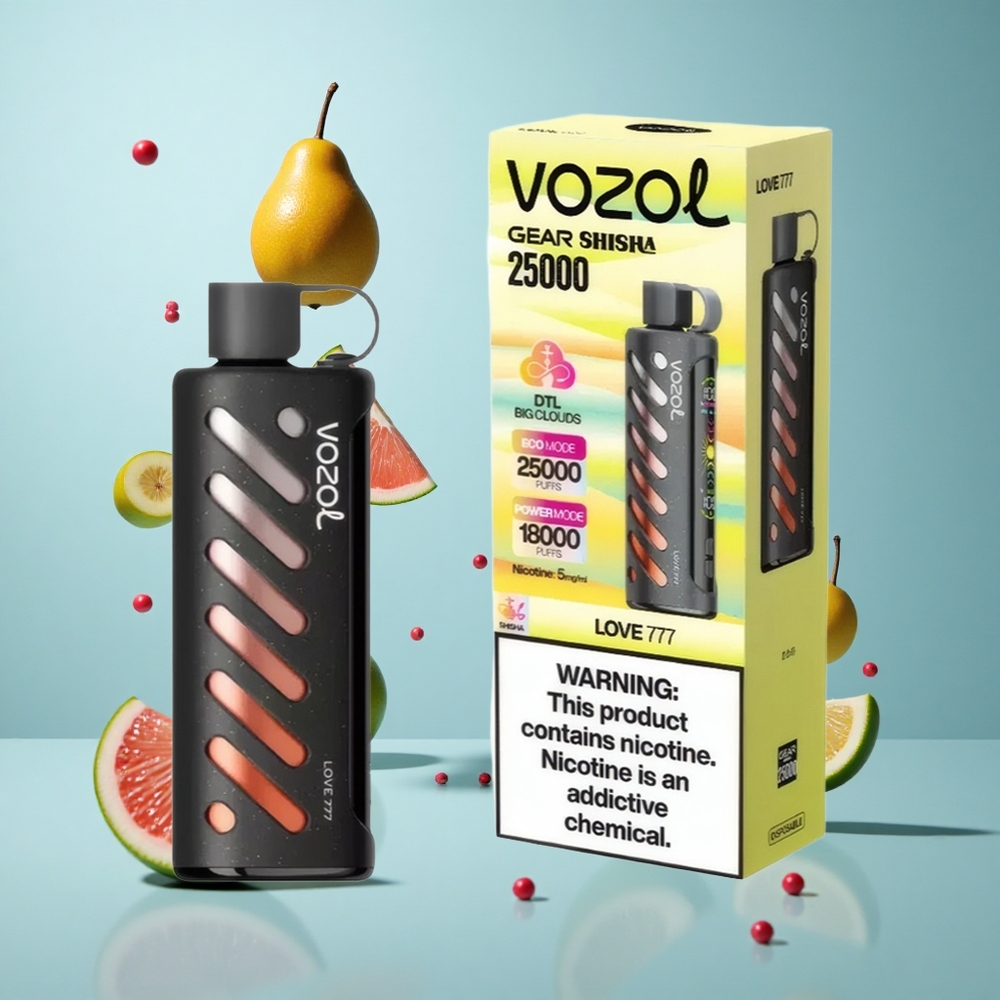 VOZOL Gear Shisha 25000 Züge Einweg-Vape Liebe 777