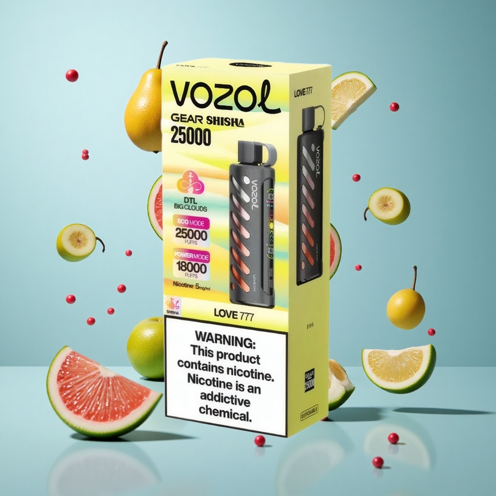 VOZOL Gear Shisha 25000 Züge Einweg-Vape Liebe 777