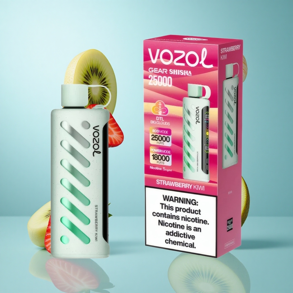VOZOL Gear Shisha 25000 Züge Erdbeer-Kiwi Einweg-Vape