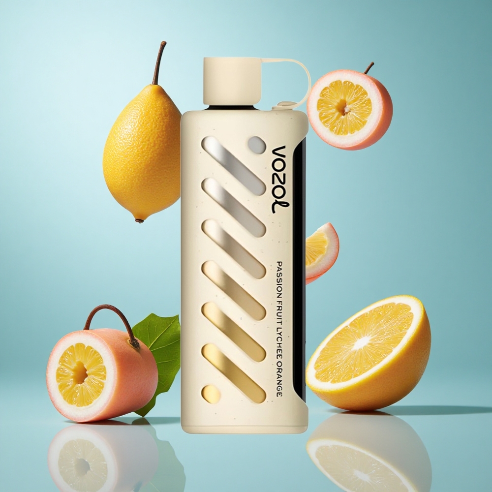 VOZOL Gear Shisha 25000 Züge Passionsfrucht Litschi Orange Einweg-Vape