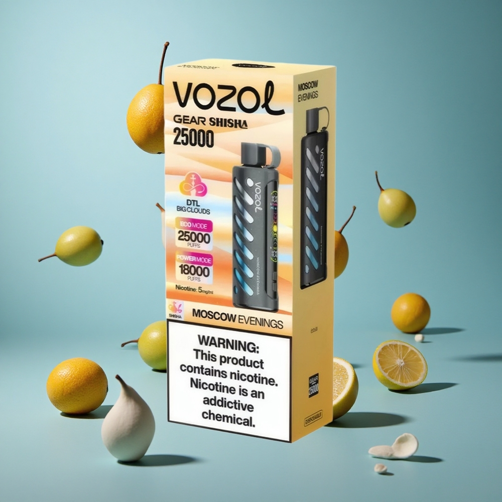 VOZOL Gear Shisha 25000 Züge Wegwerf-Vape Moskauer Abende