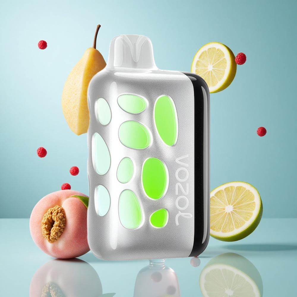 VOZOL RAVE 40000 Pfirsich-Himbeer-Limonade mit 1000mAh-Akku