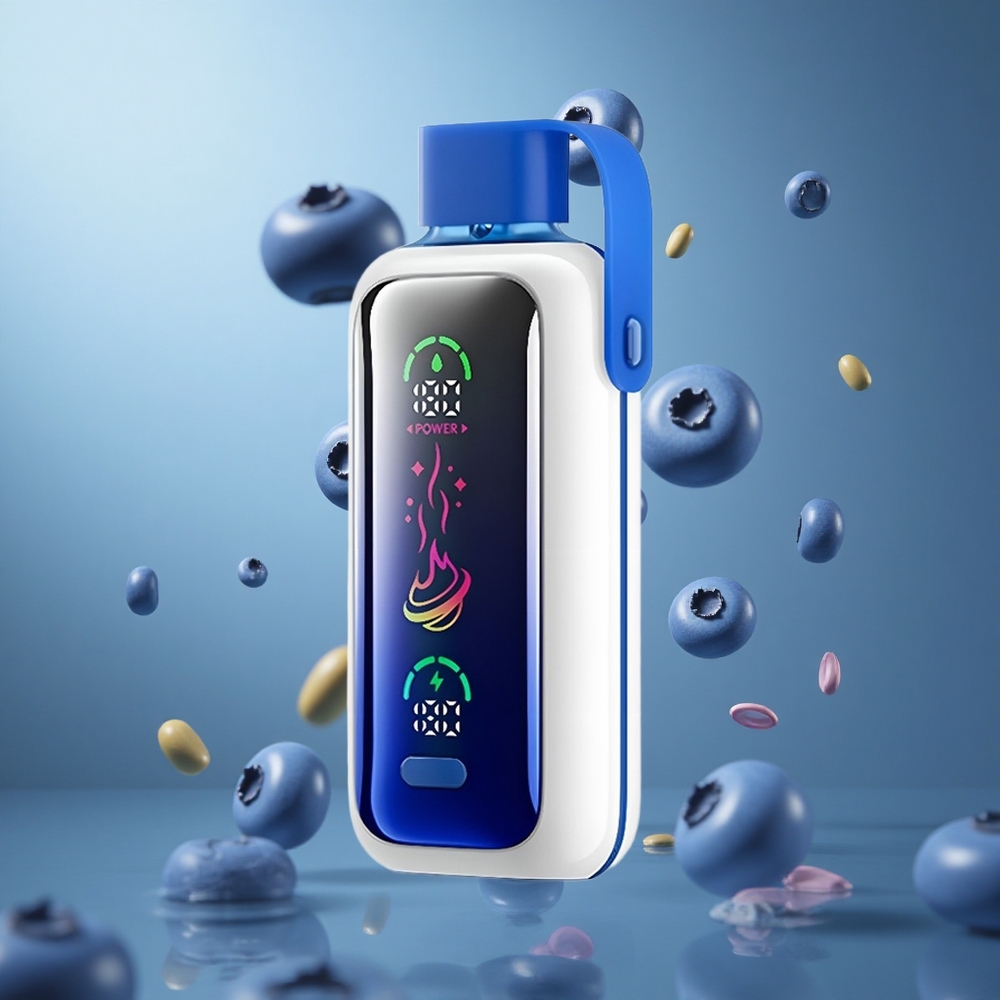 VOZOL Star 20000 Züge Einweg-Vape Blaubeer-Sturm HD-Spiegelbildschirm