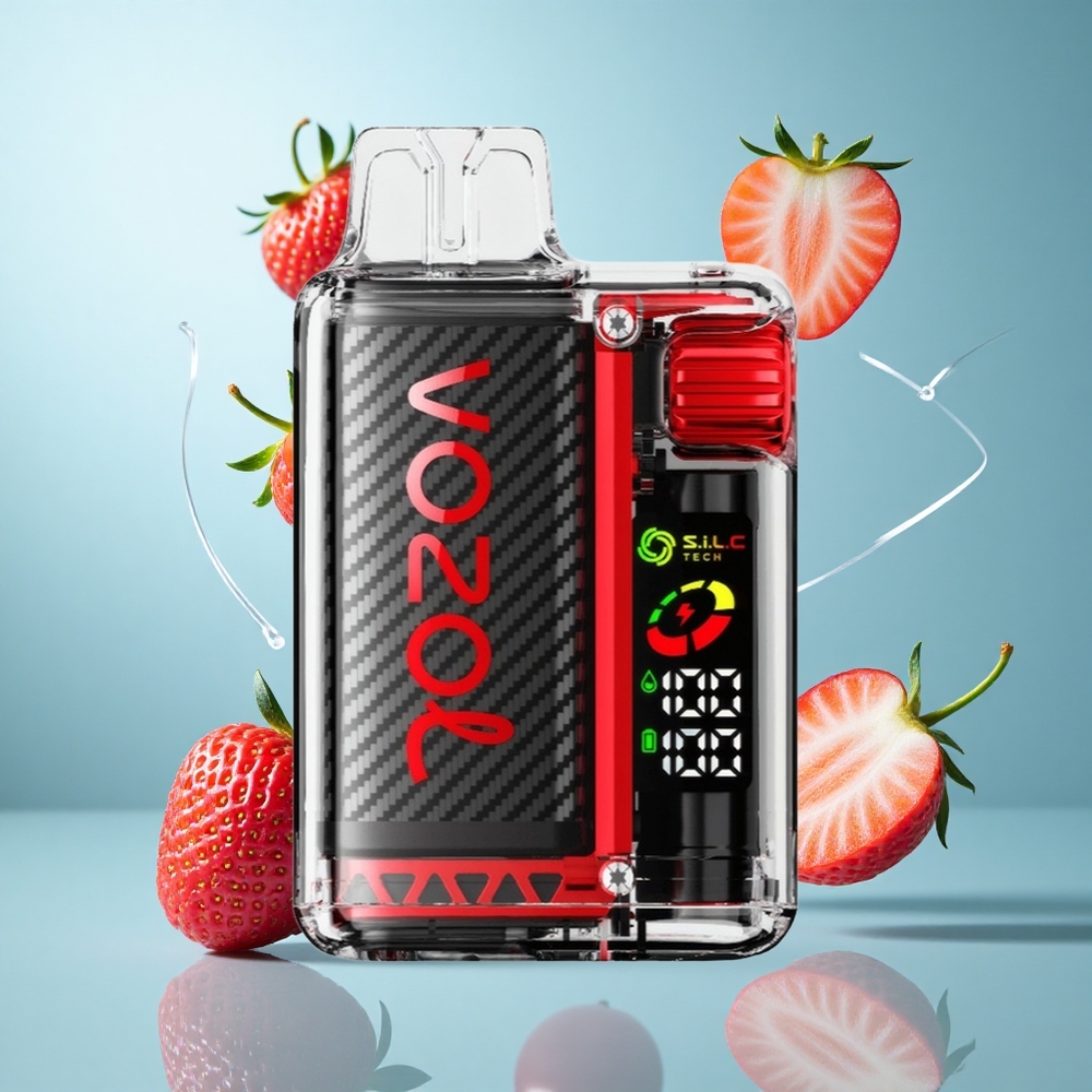 VOZOL Vista 20000 Züge Einweg-Vape Erdbeere Himbeere Kirsche mit OLED-Display